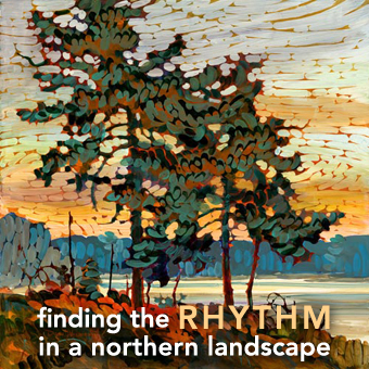 Dan Wiemer paints the rugged north with an eye for shapes, patterns, and rhythm - at Sivertson.com