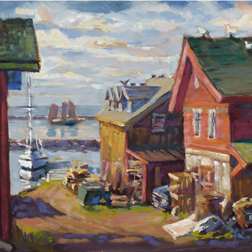 Sivertson Gallery Shop: Morning at the Dockside