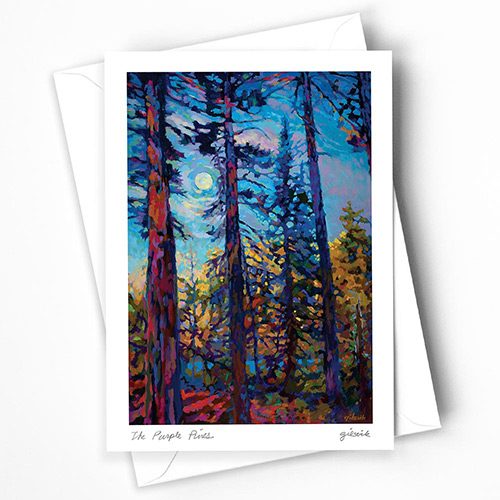 Sivertson Gallery Shop: The Purple Pines Boxed Cards