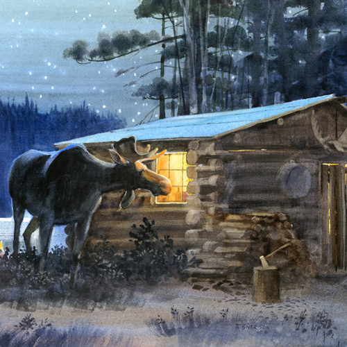 Sivertson Gallery Shop: Majestic Moose Boxed Cards