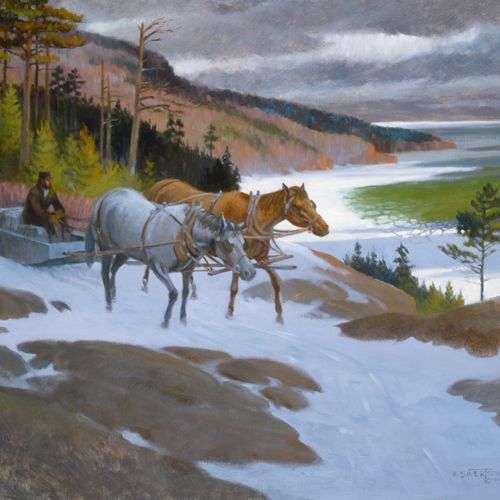 Sivertson Gallery Shop: John Beargrease and the Steel Toboggan