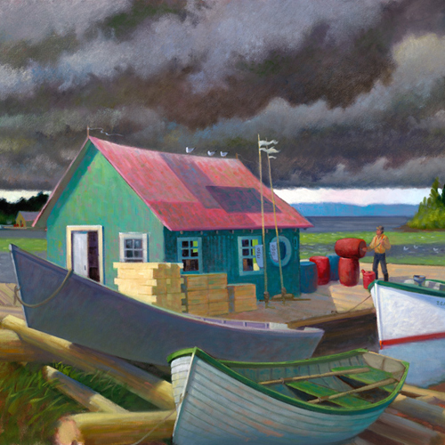 Sivertson Gallery Shop: Squall Over Grandpa Sam’s Fish House