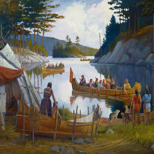 Sivertson Gallery Shop: The Canoe Builders of Saganaga