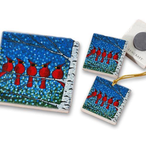 Sivertson Gallery Shop: Birds On A Wire Art Tiles