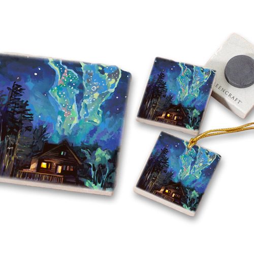 Sivertson Gallery Shop: My Place In The Milky Way Art Tiles