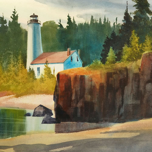 Sivertson Gallery Shop: Rock Harbor Lighthouse