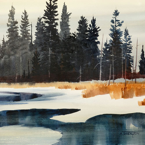 Sivertson Gallery Shop: Spring Thaw Swamper Lake