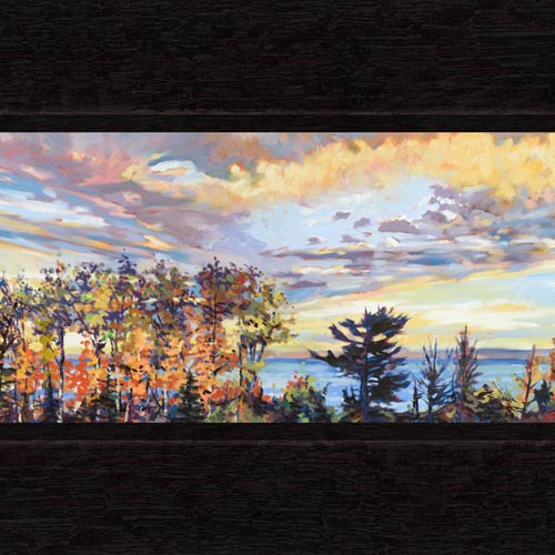 Sivertson Gallery Shop: Big Lake Sunset Mini Masterpiece