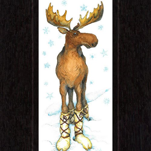 Sivertson Gallery Shop: Moose in Boots Mini Masterpiece