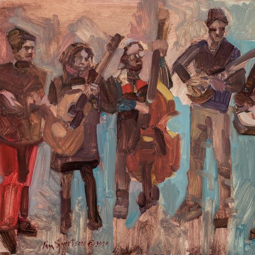 Sivertson Gallery Shop: Plucked Up String Band Original Painting