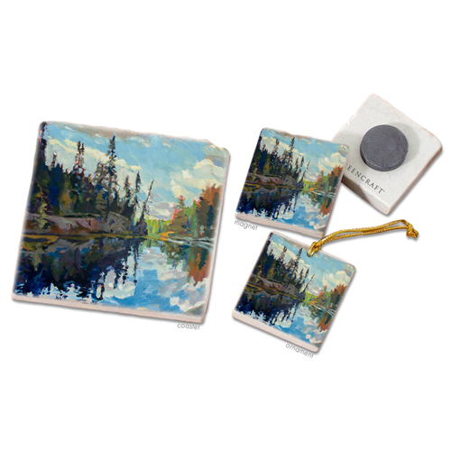 Sivertson Gallery Shop: Paddling Through Clouds Art Tiles