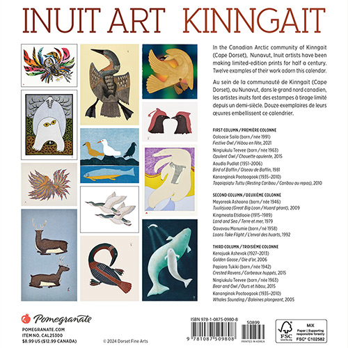 Sivertson Gallery Shop: Inuit Mini Calendar