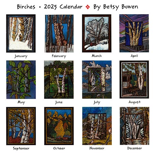 Sivertson Gallery Shop: Betsy Bowen Birches Calendar