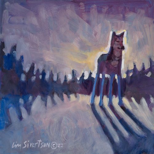 Sivertson Gallery Shop: Lone Wolf On A Nice Day