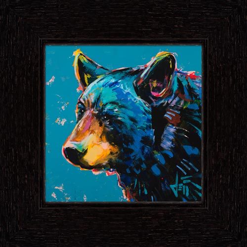 Sivertson Gallery Shop: Bearly Blue Mini Masterpiece