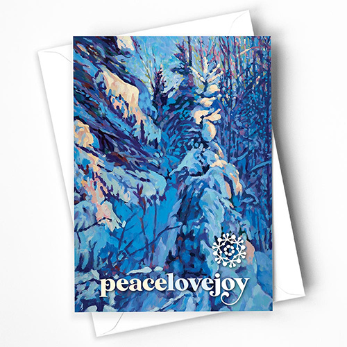 Sivertson Gallery Shop: Be Still My Blue Heart Holiday Boxed Cards