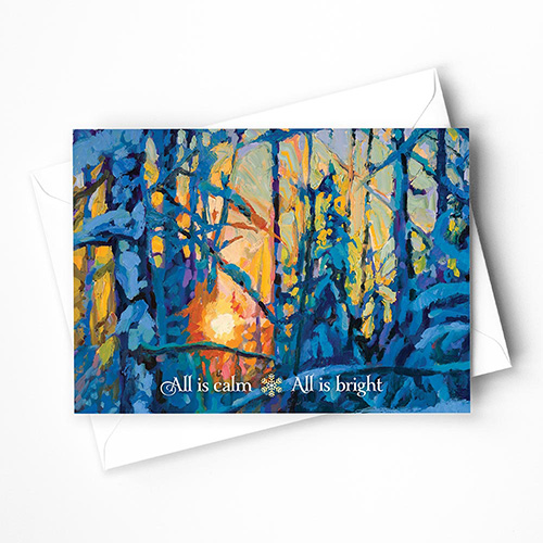 Sivertson Gallery Shop: Deep Snow Day Holiday Boxed Cards