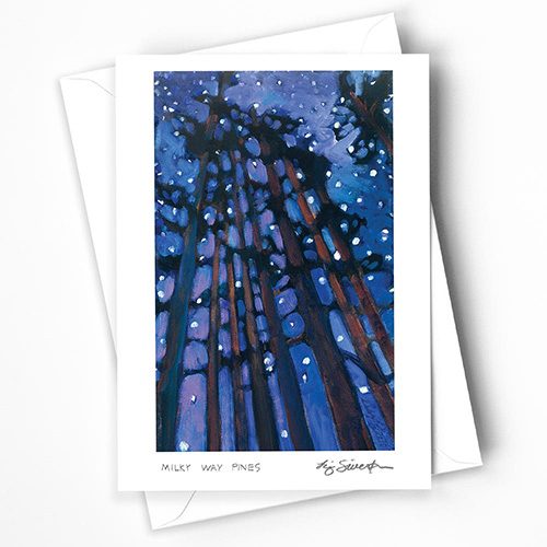 Sivertson Gallery Shop: Milky Way Pines Boxed Cards