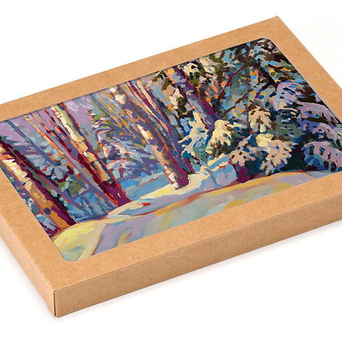 Sivertson Gallery Shop: Morning In The Poplar Woods Holiday Boxed Cards