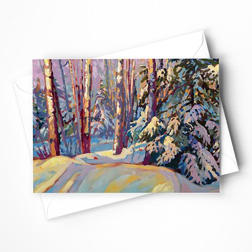 Sivertson Gallery Shop: Morning In The Poplar Woods Holiday Boxed Cards