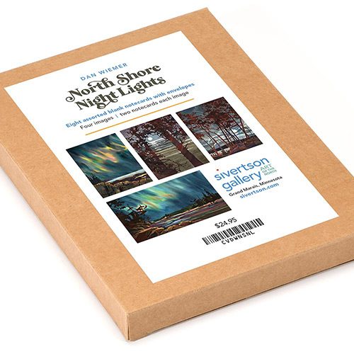 Sivertson Gallery Shop: North Shore Night Lights Boxed Cards