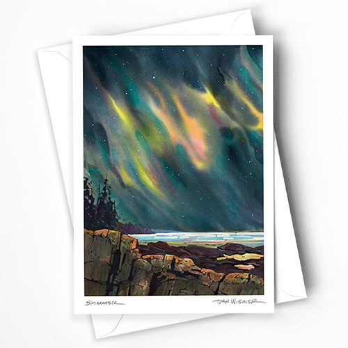 Sivertson Gallery Shop: North Shore Night Lights Boxed Cards