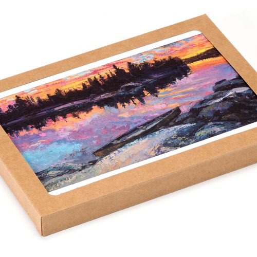 Sivertson Gallery Shop: Up North Paddling Boxed Cards