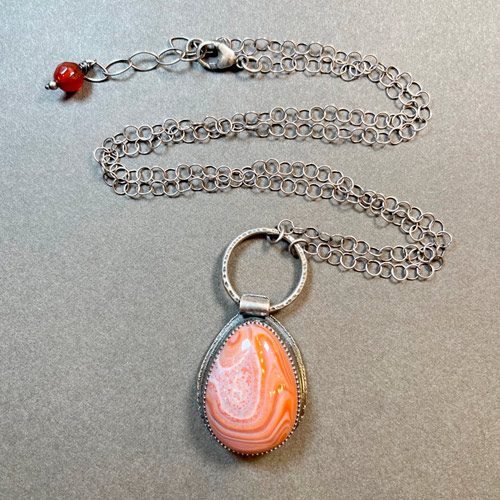 Sivertson Gallery Shop: Lake Superior Agate Necklace With Circle