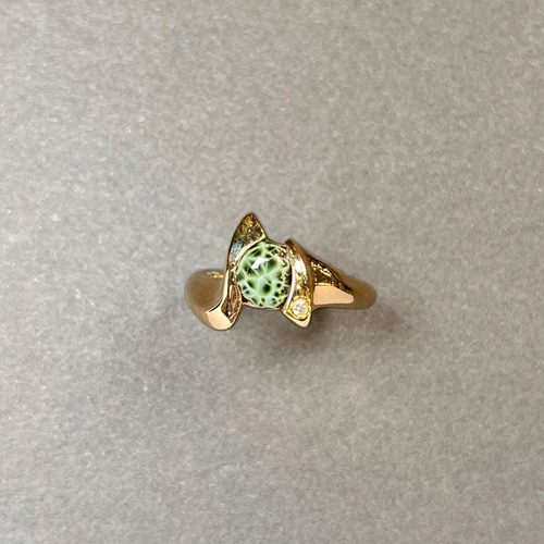 Sivertson Gallery Shop: Greenstone and Diamond Ring