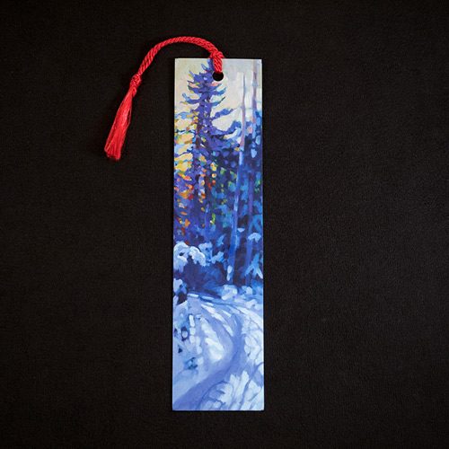 Sivertson Gallery Shop: Winter Trail Sunset Bookmark