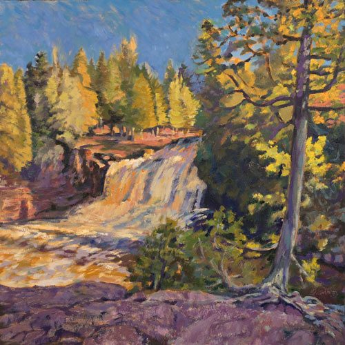 Sivertson Gallery Shop: Gooseberry River (Above The Bridge) Original Painting