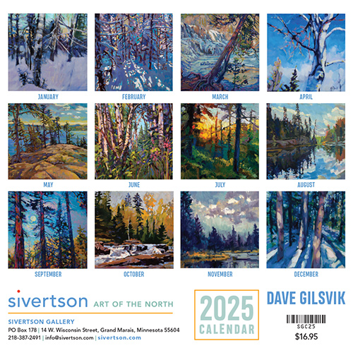 Sivertson Gallery Shop: Dave Gilsvik Boreal Forest Calendar