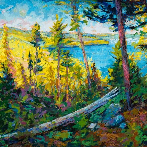 Sivertson Gallery Shop: The Yellow Morning Above Duncan Lake