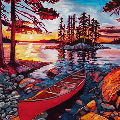 Sivertson Gallery Shop: Canoe Country Sunset