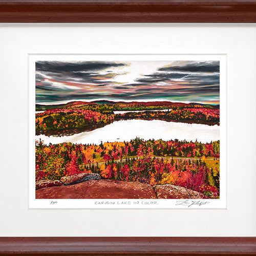 Caribou Lake in Color Mini Masterpiece