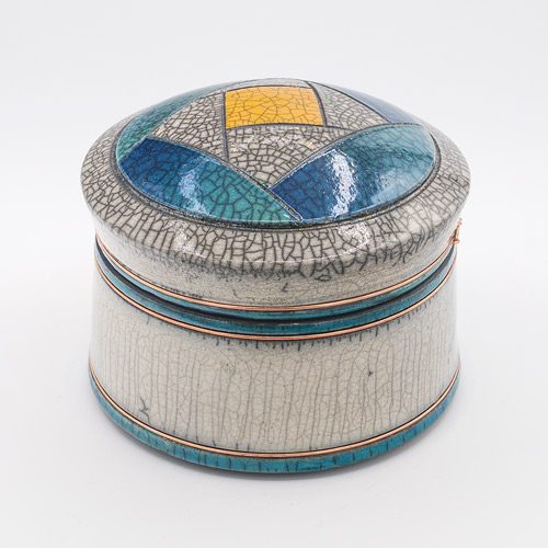 Raku Lidded Box