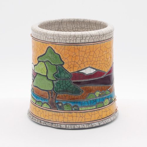 Arts & Crafts Yellow Vessel