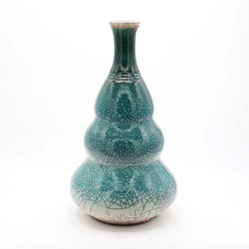 Tall Celadon Vase